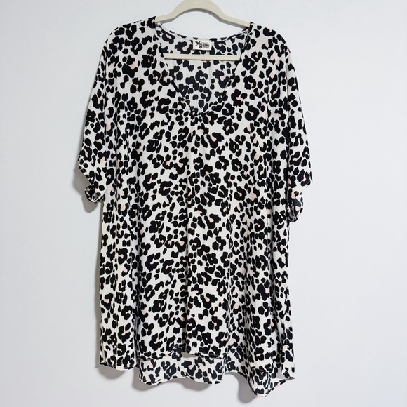 Show Me Your MuMu - Leopard Print Oversized Dress - Picture 1 of 4